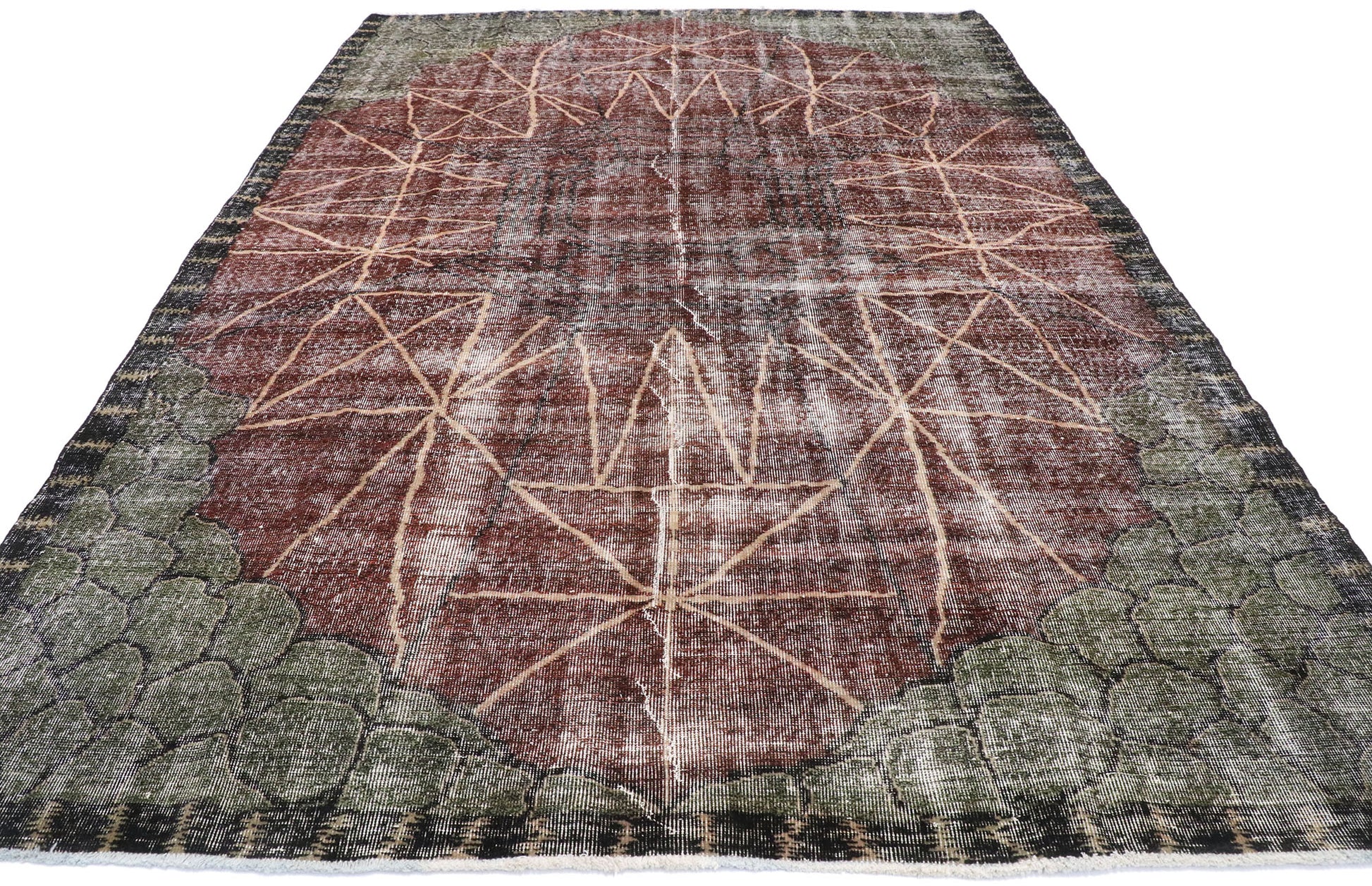 7 x 10 Zeki Muren Vintage Sivas Rug 51648