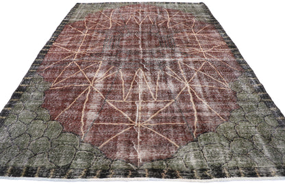 7 x 10 Zeki Muren Vintage Sivas Rug 51648