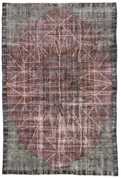 7 x 10 Zeki Muren Vintage Sivas Rug 51648