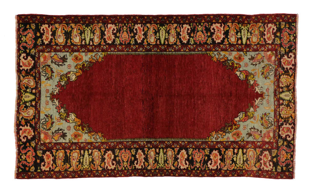 4 x 6 Vintage Turkish Oushak Rug 51656