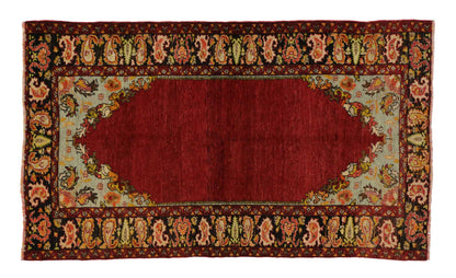 4 x 6 Vintage Turkish Oushak Rug 51656