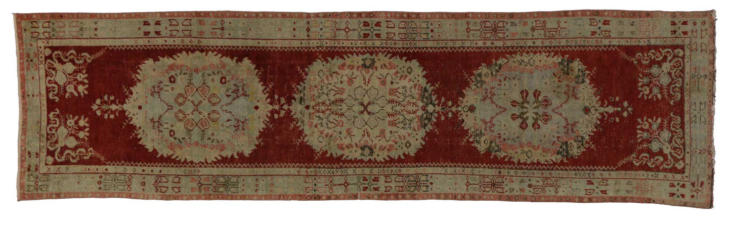 3 x 11 Vintage Oushak Rug 51658