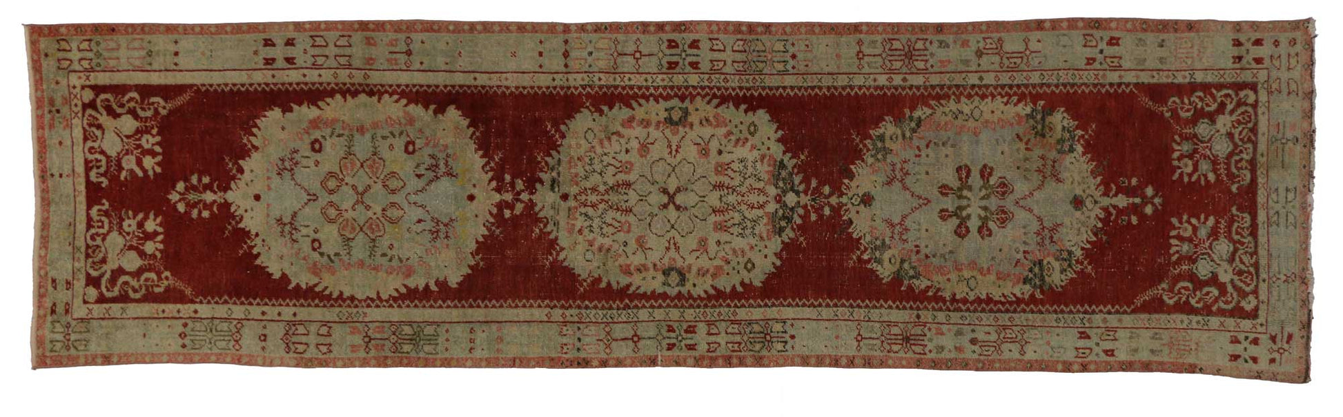 3 x 11 Vintage Oushak Rug 51658