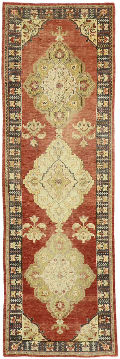 4 x 11 Vintage Oushak Runner 51660