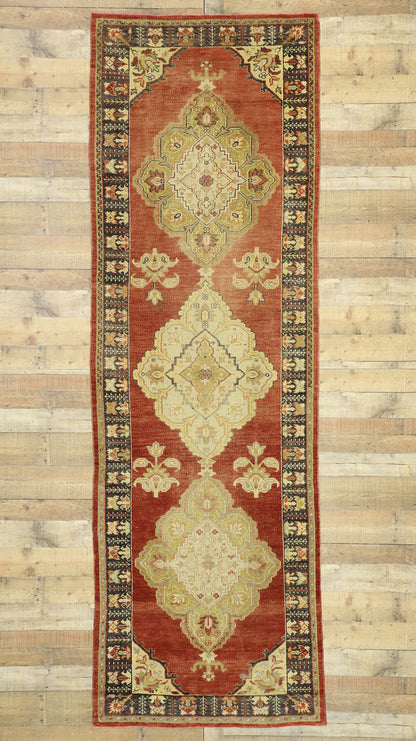 4 x 11 Vintage Oushak Runner 51660