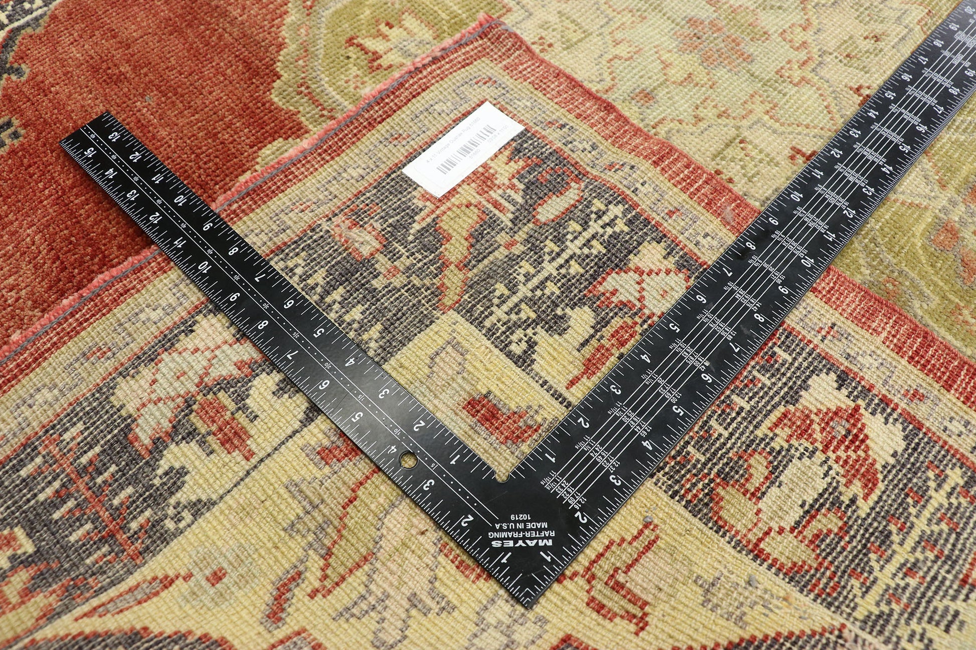 4 x 11 Vintage Oushak Runner 51660