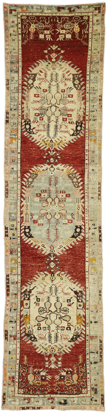3 x 11 Vintage Oushak Rug 51664