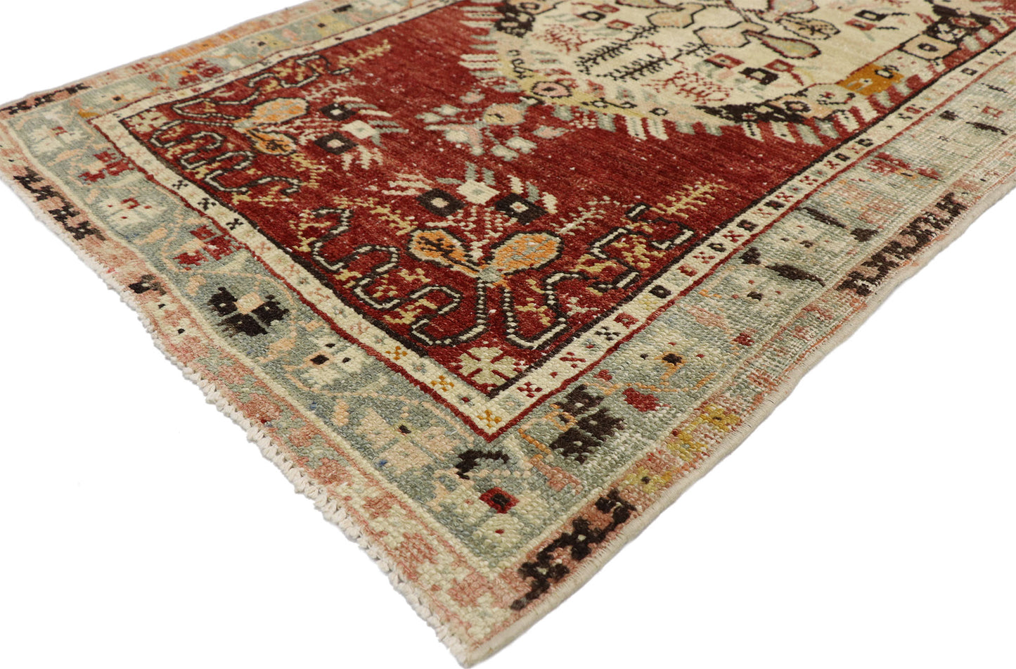 3 x 11 Vintage Oushak Rug 51664