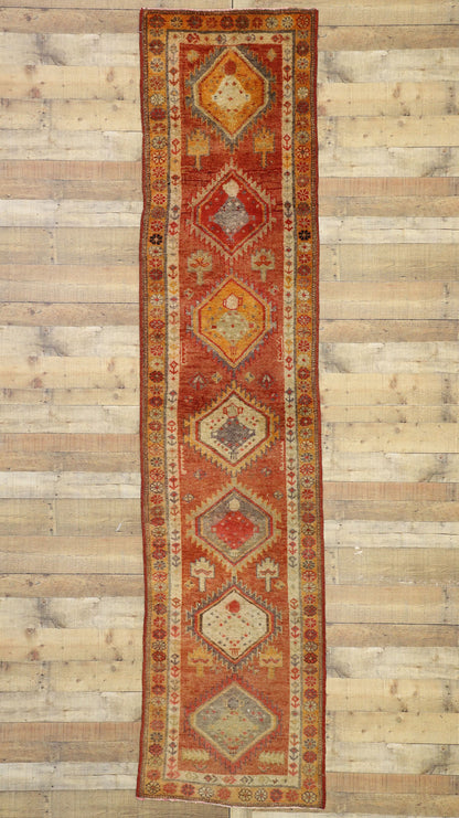 3 x 11 Vintage Oushak Rug 51665
