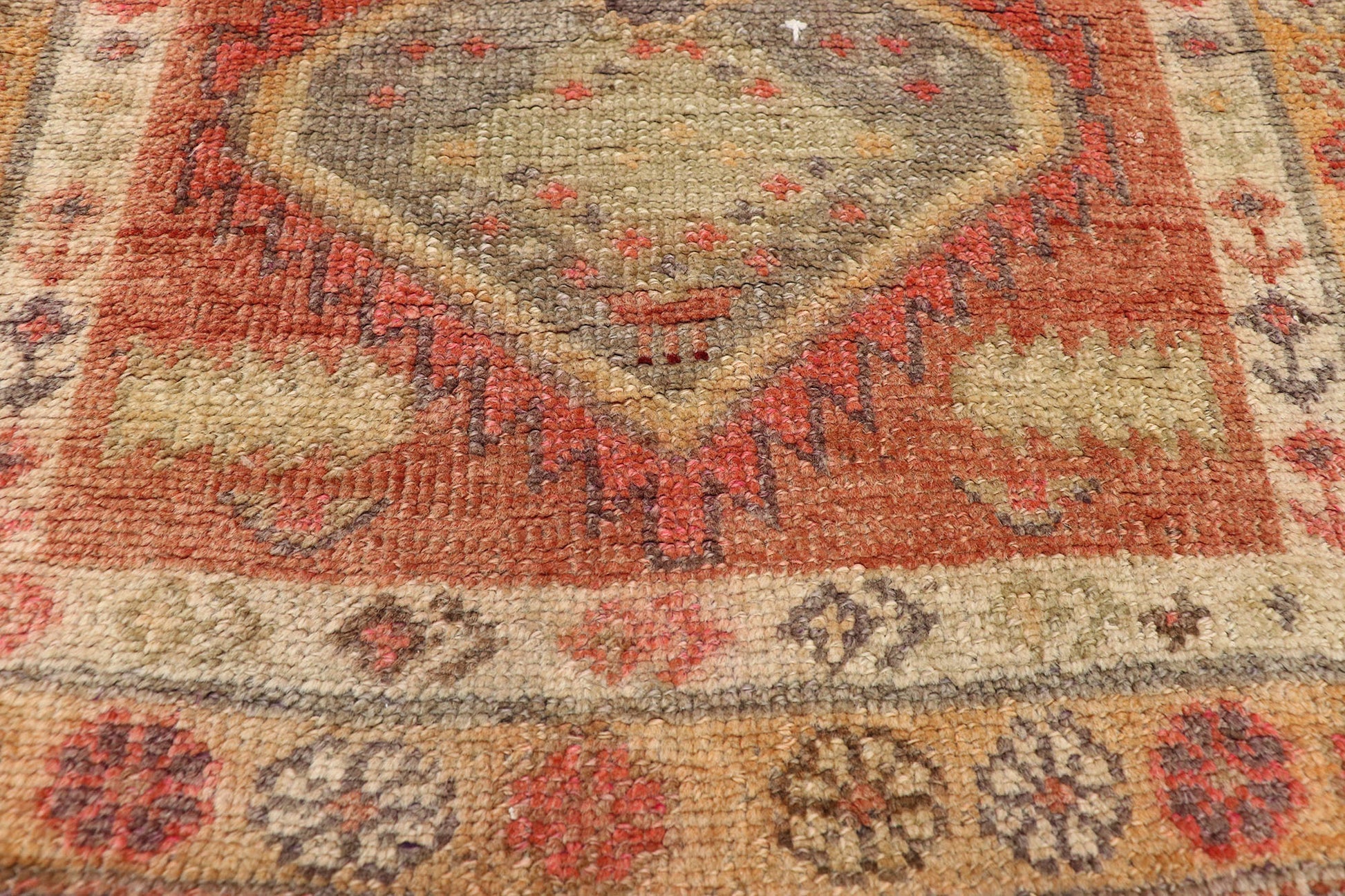 3 x 11 Vintage Oushak Rug 51665