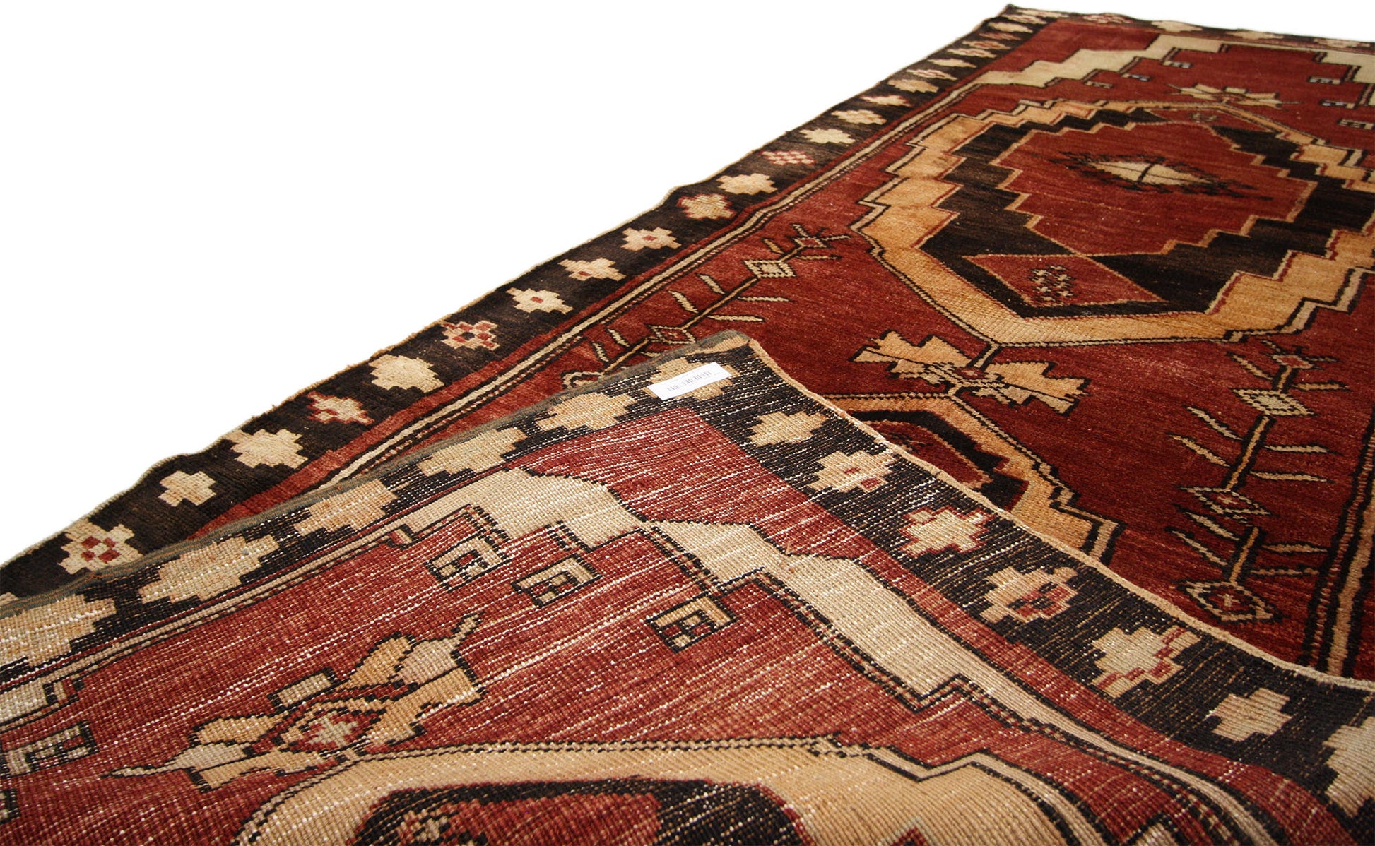 3 x 8 Vintage Oushak Rug 51674