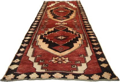 3 x 8 Vintage Oushak Rug 51674