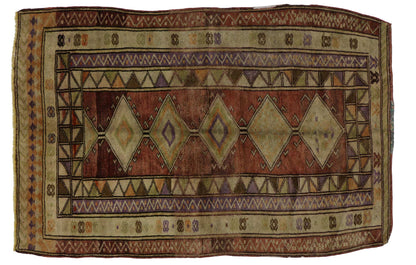5 x 7 Vintage Turkish Oushak Rug 51681