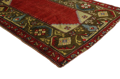 3 x 5 Vintage Turkish Oushak Rug 51684