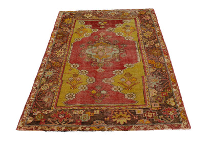 3 x 5 Vintage Turkish Oushak Rug 51685