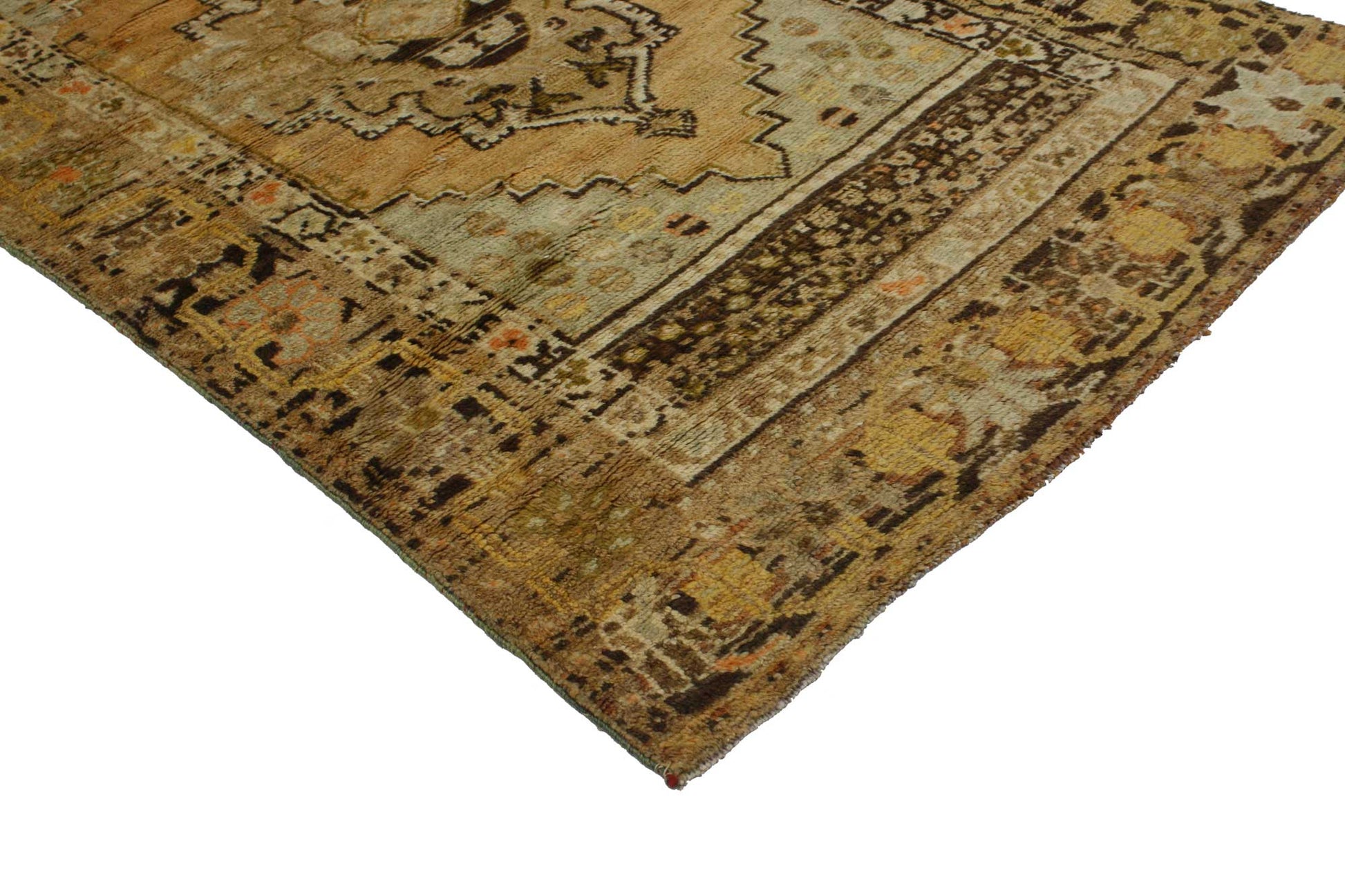 3 x 5 Vintage Turkish Oushak Rug 51687
