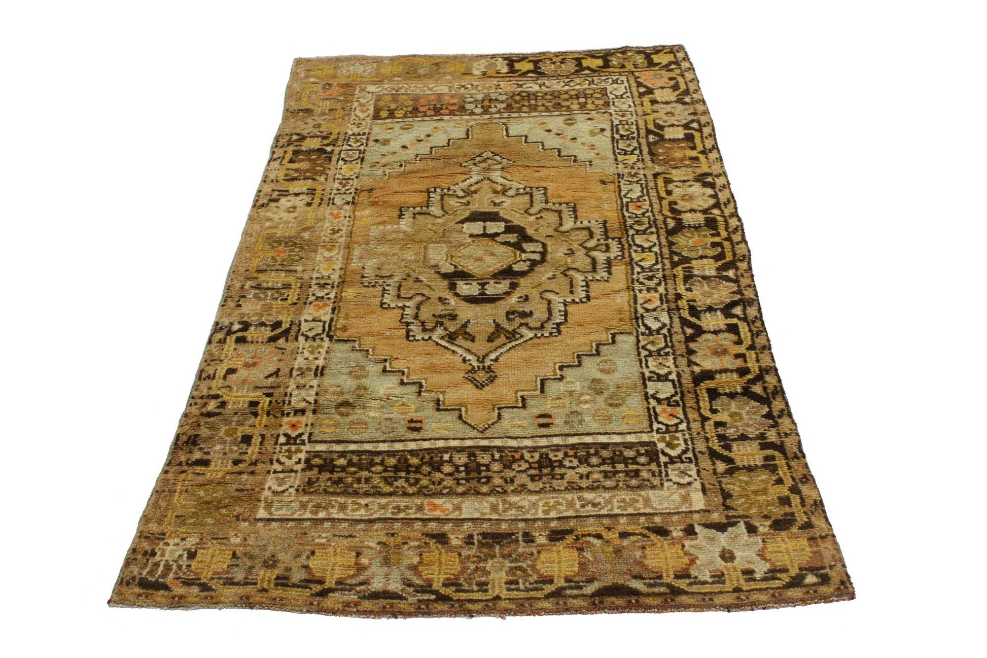 3 x 5 Vintage Turkish Oushak Rug 51687