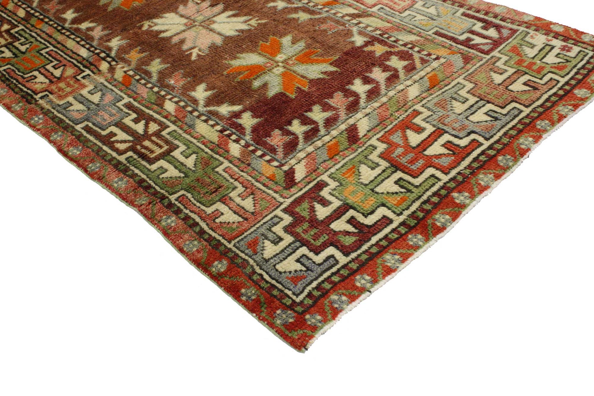 3 x 5 Vintage Turkish Oushak Rug 51688
