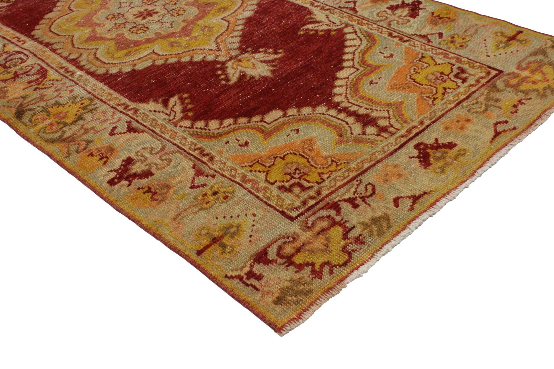 3 x 6 Vintage Oushak Rug 51689