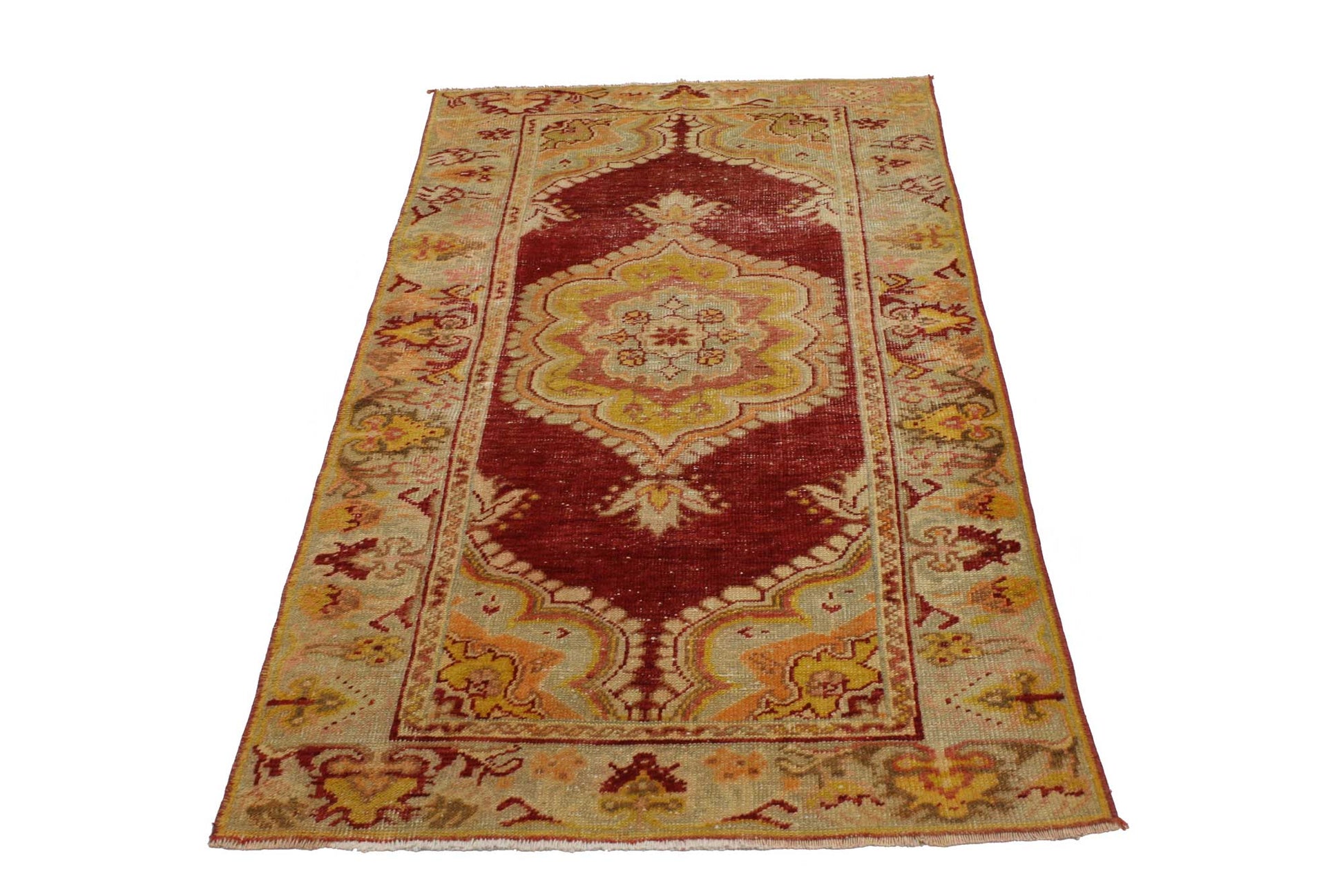 3 x 6 Vintage Oushak Rug 51689