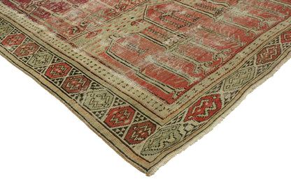 4 x 6 Vintage Turkish Oushak Rug 51690
