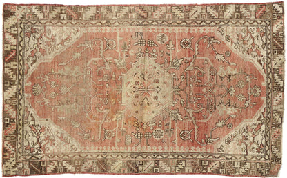 4 x 6 Vintage Turkish Oushak Rug 51691
