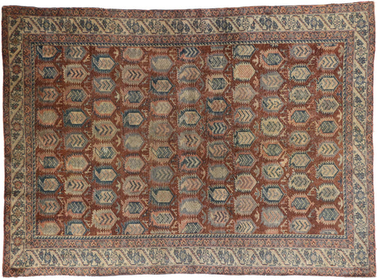 4 x 6 Vintage Turkish Oushak Rug 51692