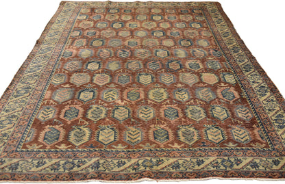 4 x 6 Vintage Turkish Oushak Rug 51692