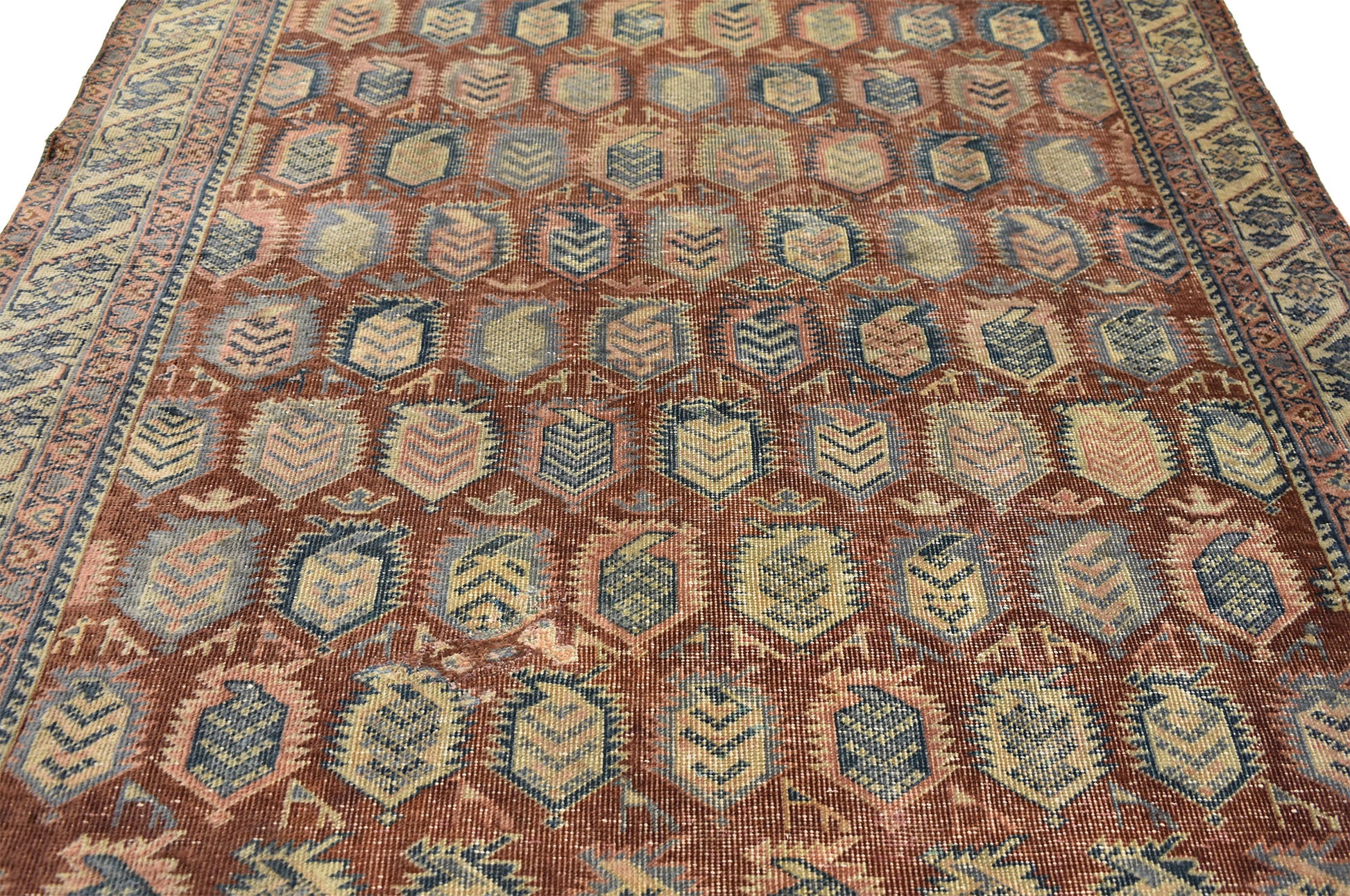 4 x 6 Vintage Turkish Oushak Rug 51692