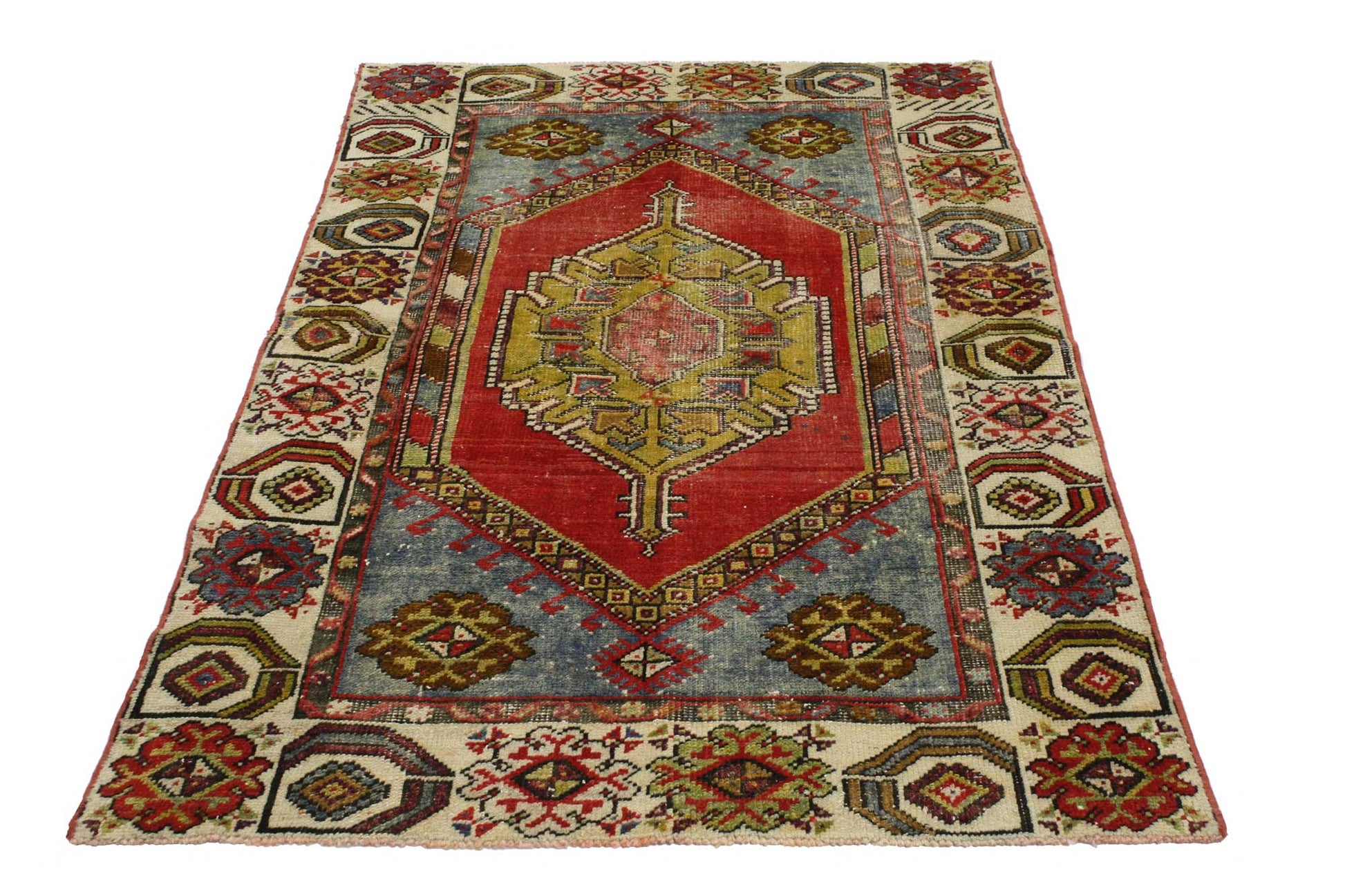 3 x 5 Vintage Oushak Rug 51693