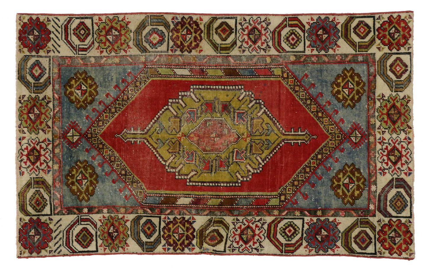 3 x 5 Vintage Oushak Rug 51693