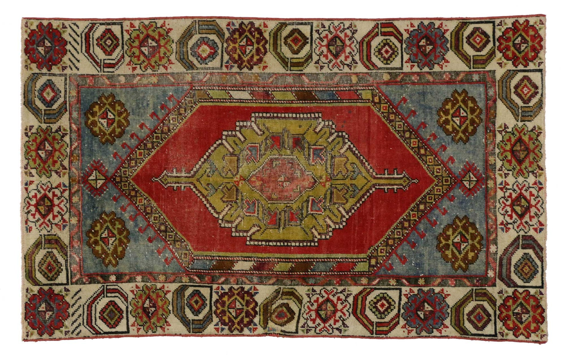 3 x 5 Vintage Oushak Rug 51693