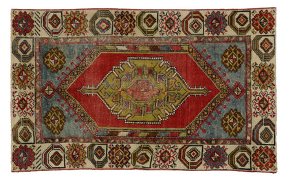 3 x 5 Vintage Oushak Rug 51693