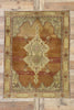 4 x 5 Vintage Turkish Oushak Rug 51695