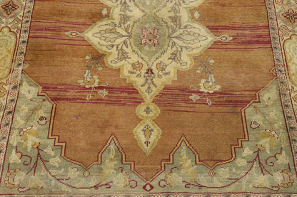 4 x 5 Vintage Turkish Oushak Rug 51695