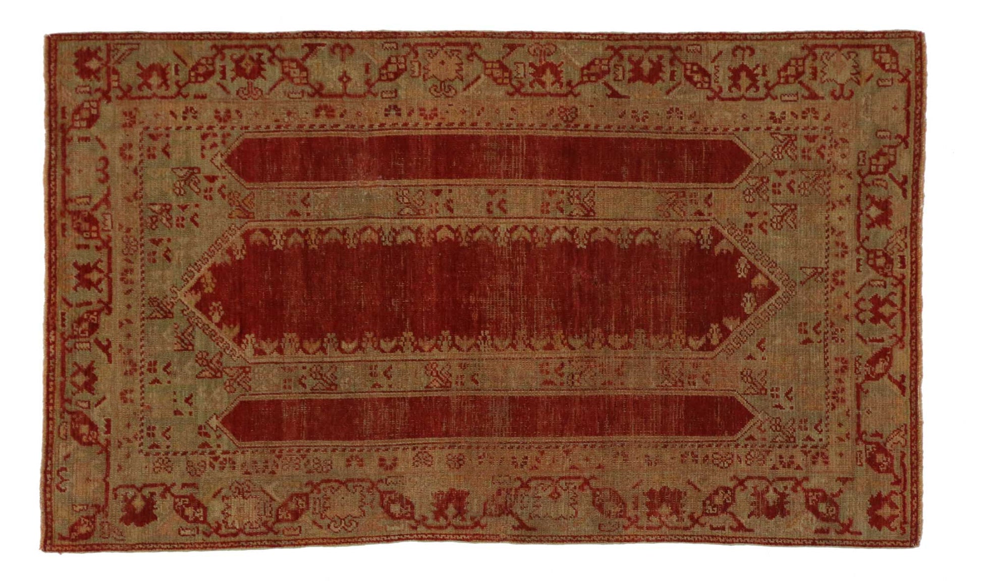 3 x 6 Vintage Turkish Prayer Rug 51696