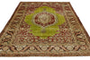3 x 5 - Green Vintage Turkish Oushak Rug - 51698