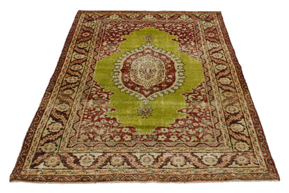 3 x 5 Vintage Turkish Oushak Rug 51698