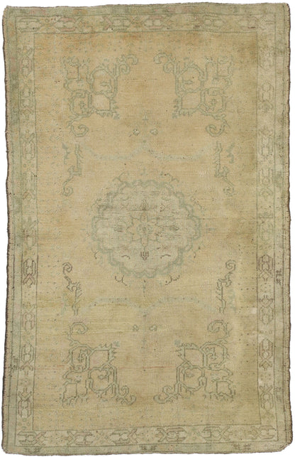 4 x 6 Vintage Turkish Oushak Rug 51699