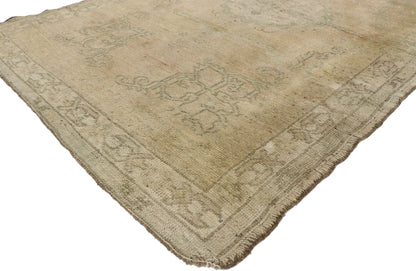 4 x 6 Vintage Turkish Oushak Rug 51699