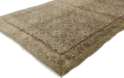 5 x 7 Vintage Turkish Oushak Rug 51702