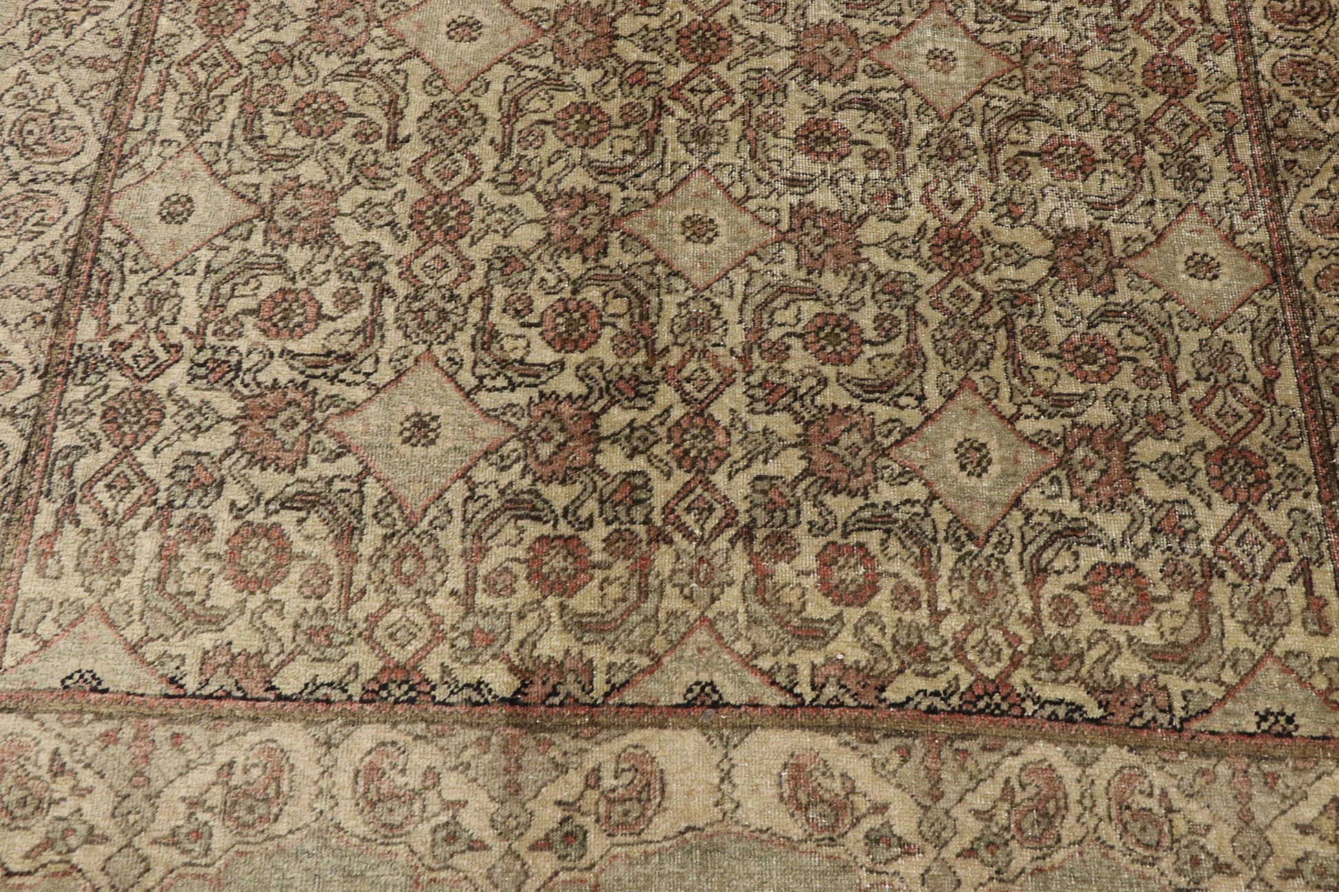 5 x 7 Vintage Turkish Oushak Rug 51702