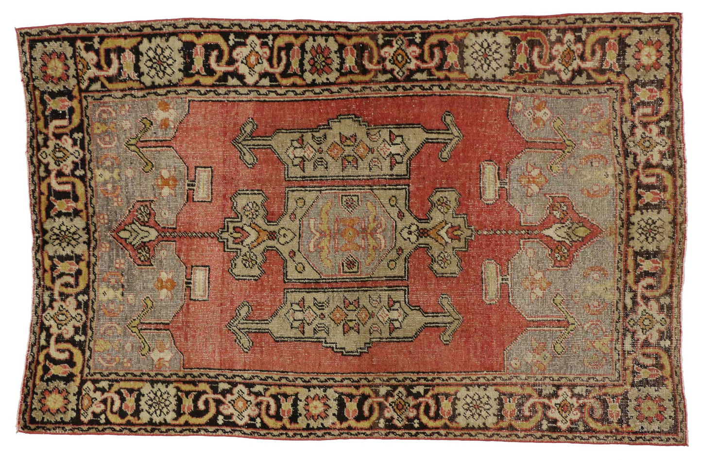 5 x 7 Vintage Turkish Oushak Rug 51706