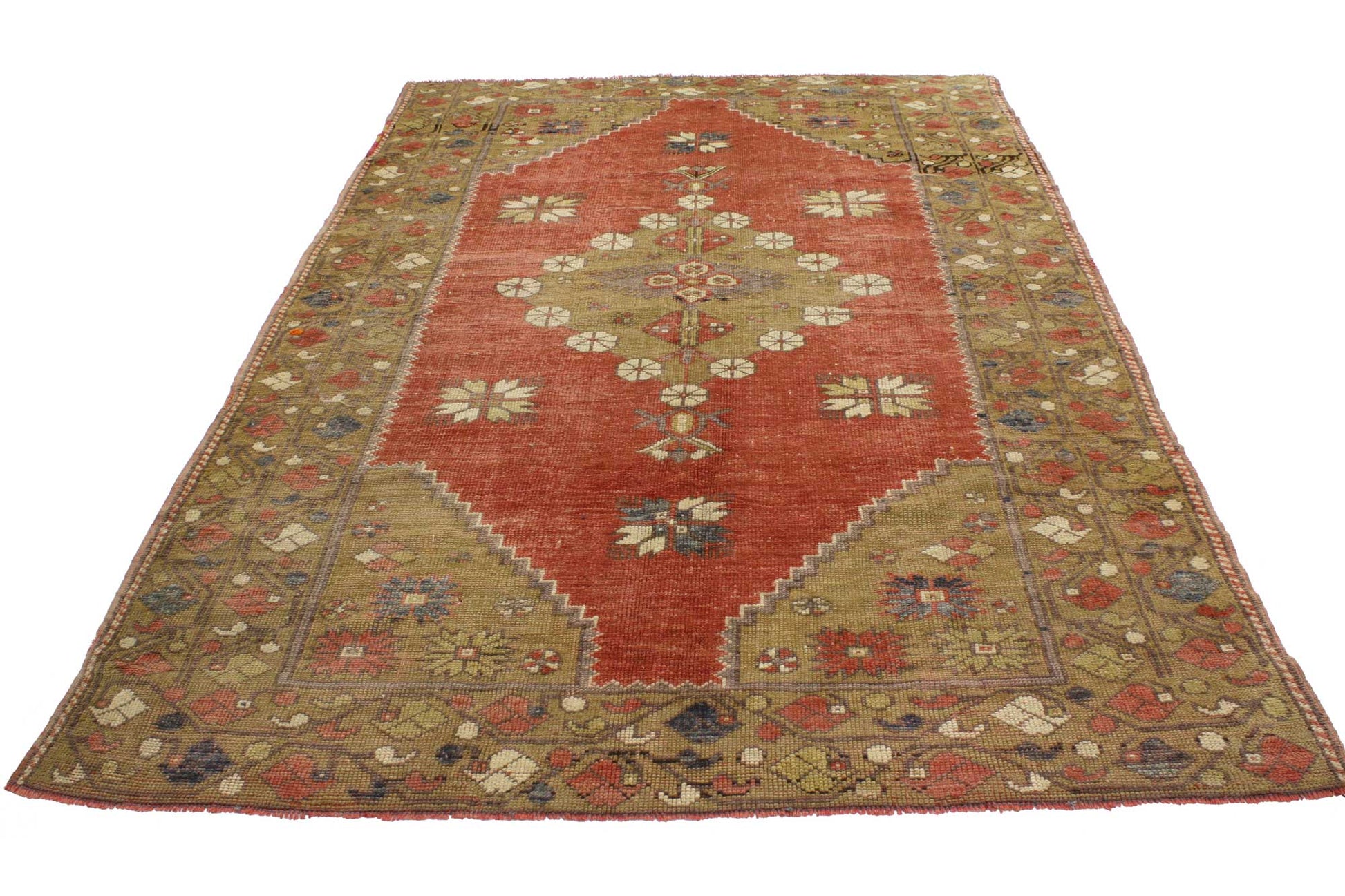5 x 8 Vintage Oushak Rug 51708