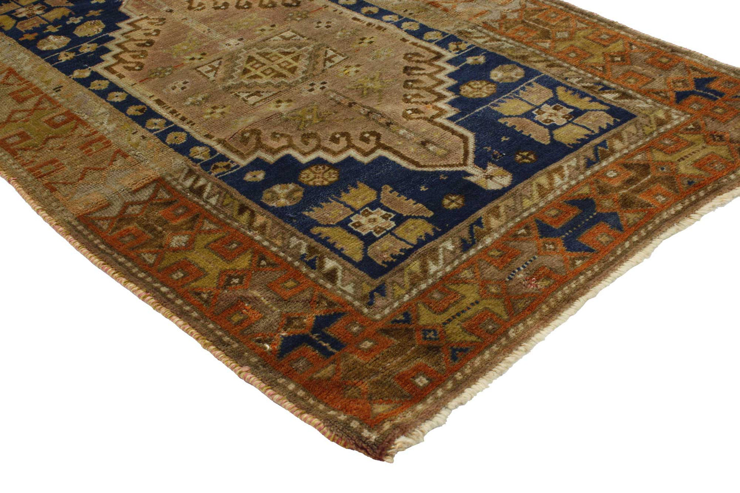 3 x 7 Vintage Oushak Rug 51709