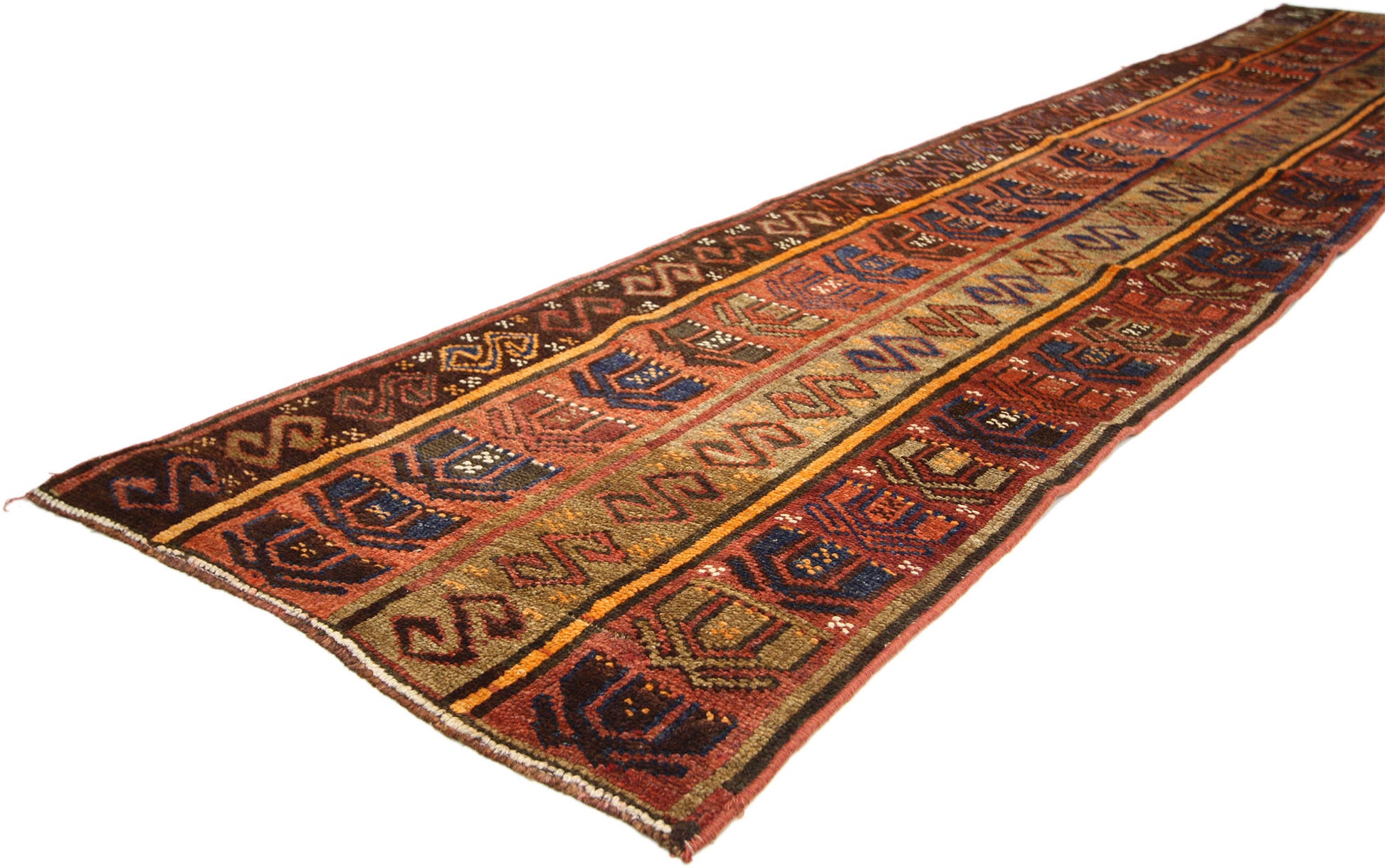 2 x 10 Vintage Turkish Oushak Rug 51712