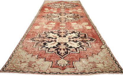4 x 10 Vintage Oushak Rug 51714