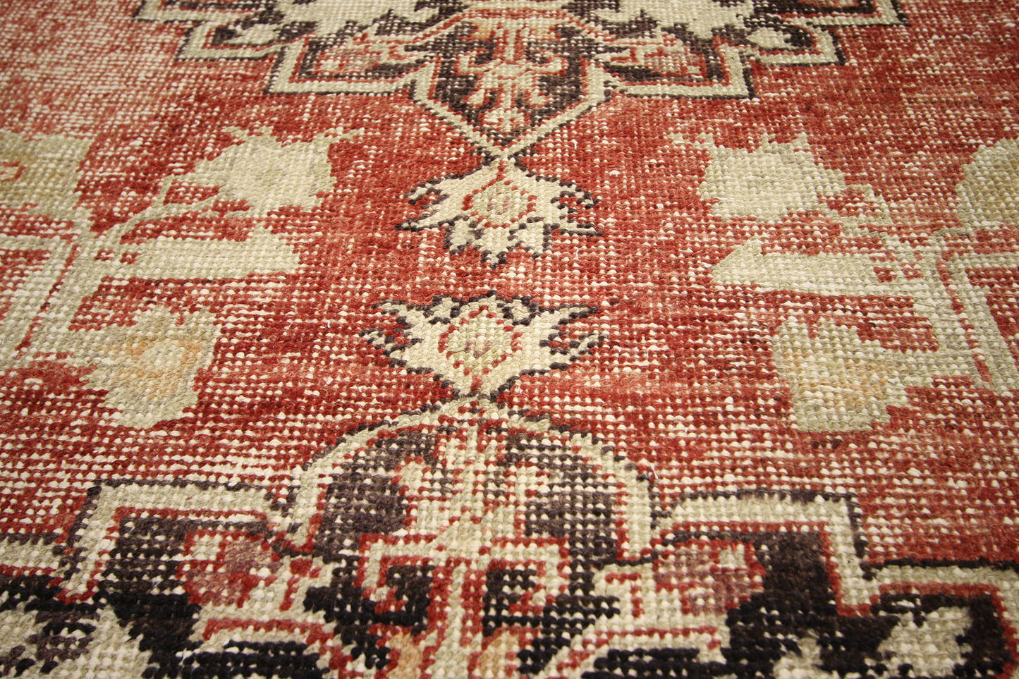 4 x 10 Vintage Oushak Rug 51714