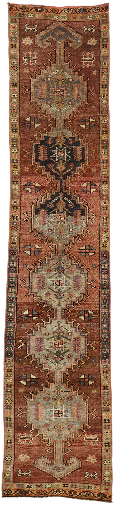 3 x 12 Vintage Oushak Rug 51715