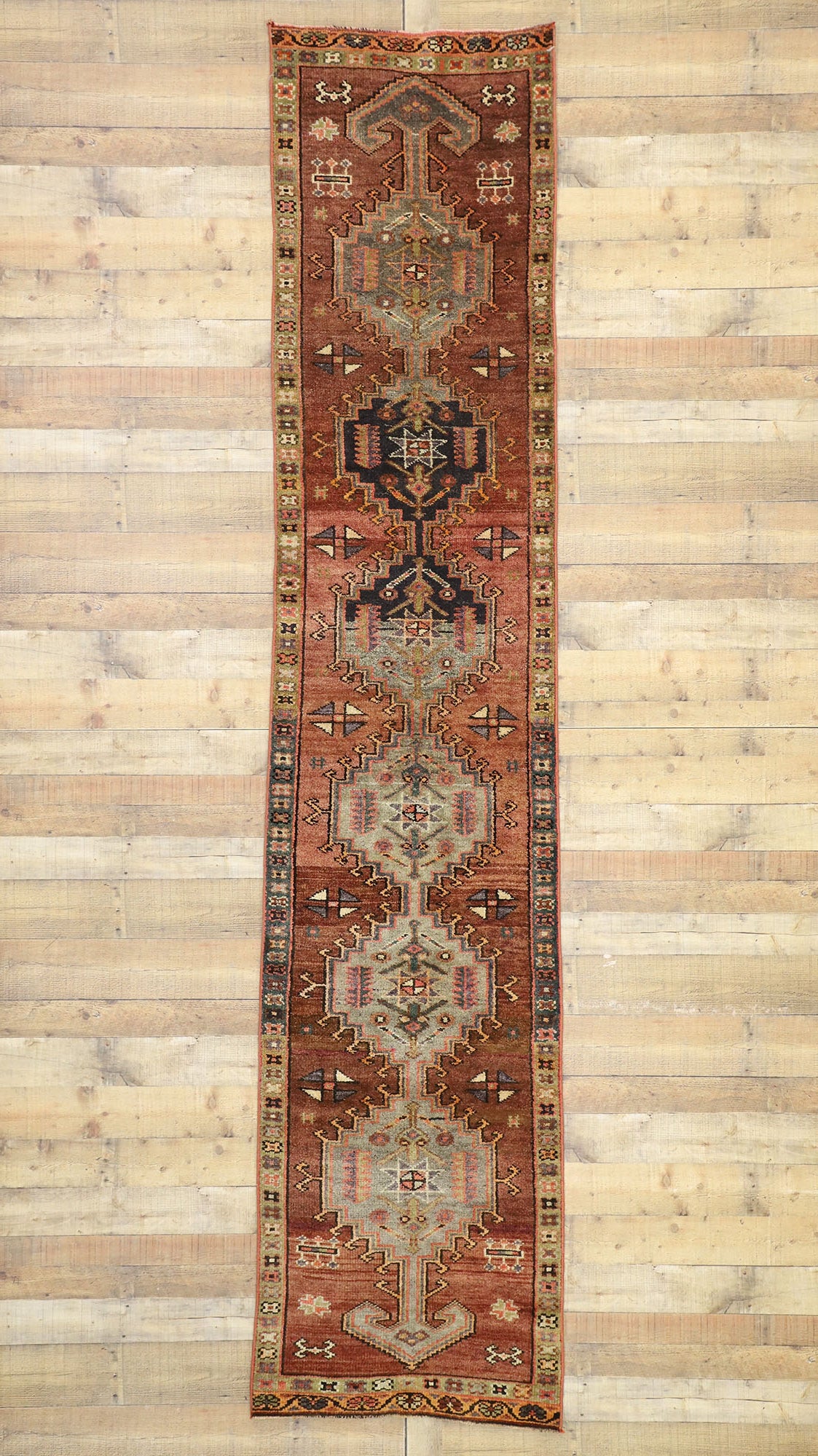 3 x 12 Vintage Oushak Rug 51715